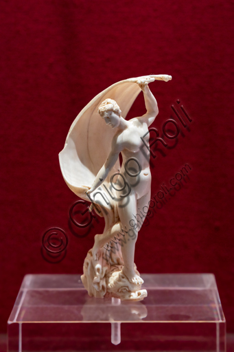 Statuetta in avorio Venere Marina, Galleria Nazionale dell'Umbria Perugia, scultura barocca