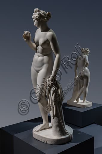 Scultura in marmo di Carrara Venere Vincitrice di Bertel Thorvaldsen, opera neoclassica del 1809