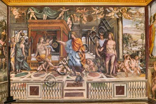 Affresco Le Nozze di Alessandro Magno e Rossane di Sodoma, Villa Farnesina Roma