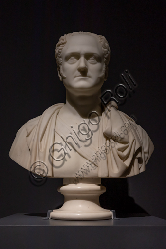  "Alexander I", 1820, by Bertel Thorvaldsen (1770 - 1844), marble.
