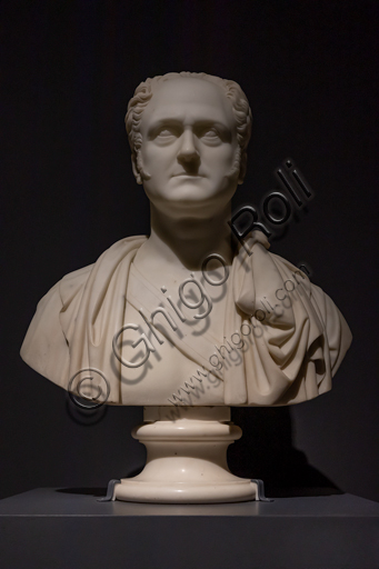 "Alessandro I", 1820, di Bertel Thorvaldsen (1770 - 1844), marmo.