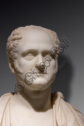  "Alexander I", 1820, by Bertel Thorvaldsen (1770 - 1844), marble.