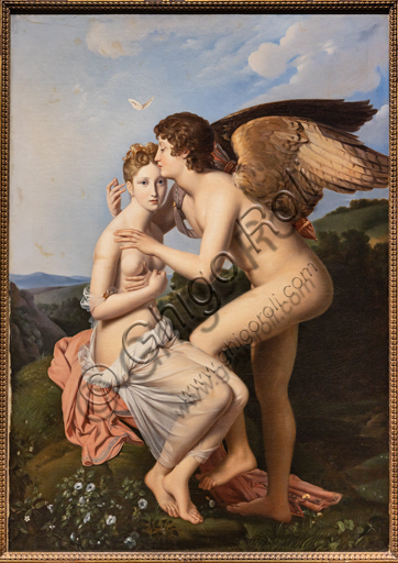  "Cupid and Psyche", 1798, by  François Pascal Simon Gérard (1770-1837), oil on canvas.