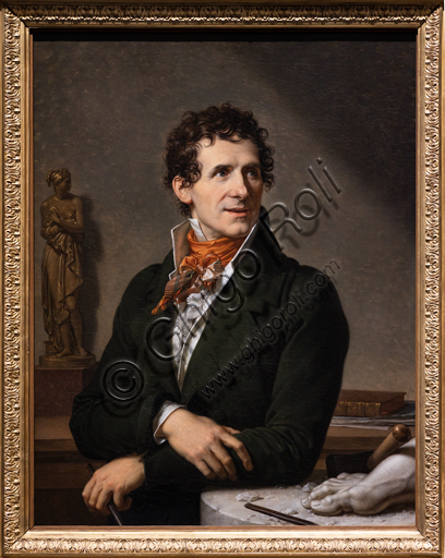  "Antonio Canova", 1812, by François - Xavier Fabre (1776 - 1837), oil on canvas.