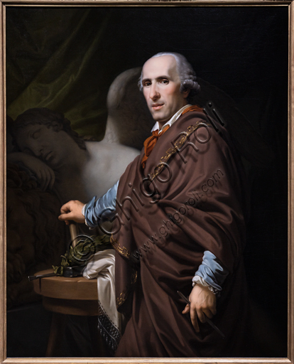  "Antonio Canova", 1822, by Giovanni Battista Lampi (1775 - 1837), oil on canvas.