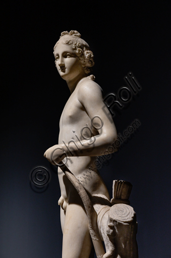  "Apollino (Young Apollo)", about 1797, by Antonio Canova (1757 - 1822), marble statue.