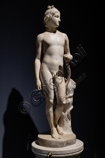  "Apollino (Young Apollo)", about 1797, by Antonio Canova (1757 - 1822), marble statue.