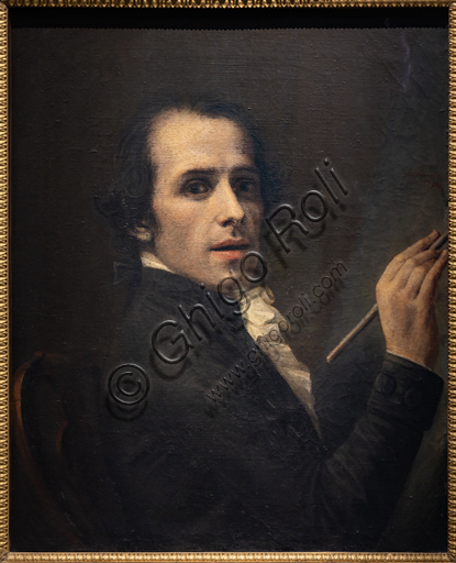 "Autoritratto", 1792, di Antonio Canova (1757 - 1822), olio su tela.
