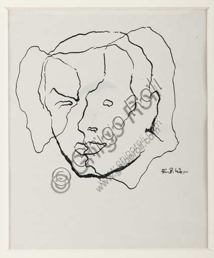 Assicoop - Unipol Collection: Enrico Prampolini (1894 - 1956), "Self Portrait".