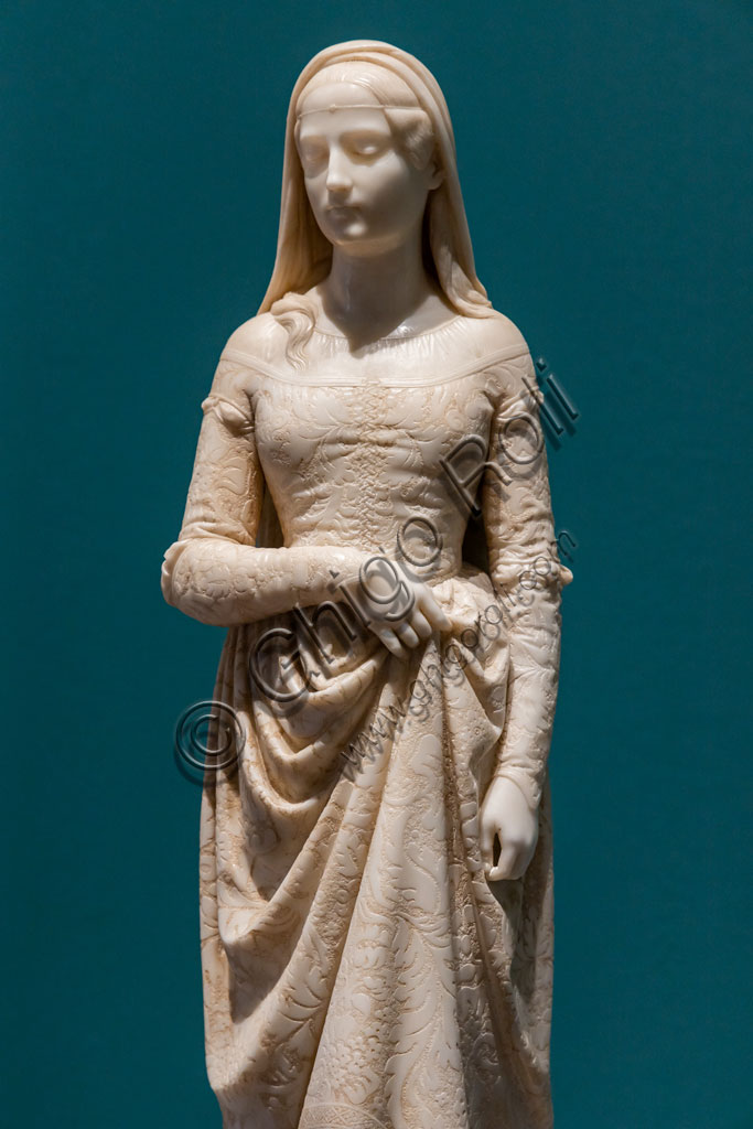 “Beatrice”, di Giovanni Dupré, 1843-5, marmo. Particolare.