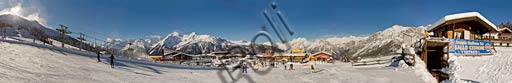 Bormio 2000: le piste, gli impianti di risalita e la sede della Scuola Italiana di Sci Gallo Cedrone.