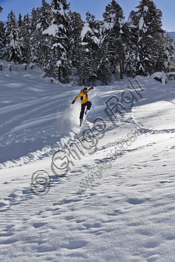  Bormio 2000, Italian Ski School "Gallo Cedrone": snowboard teacher.