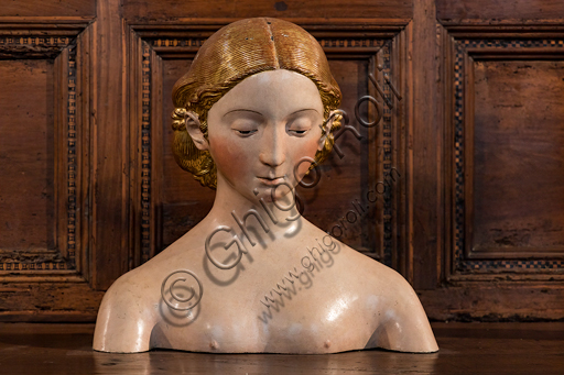 "Busto di donna", cartapesta, XVI sec.