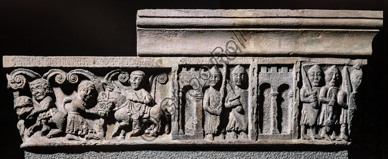  Sforza Castle, collections of Sculpture and Ancient Art: “The return of the Milanese to the city”, by Anselmo and Girardo from Milan. These are bas-reliefs from the Porta Romana, 1171 (12th century).