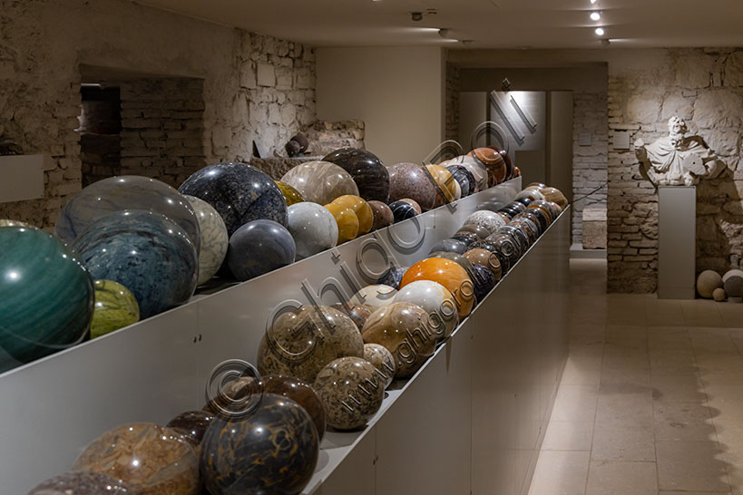 Collection of spheres.