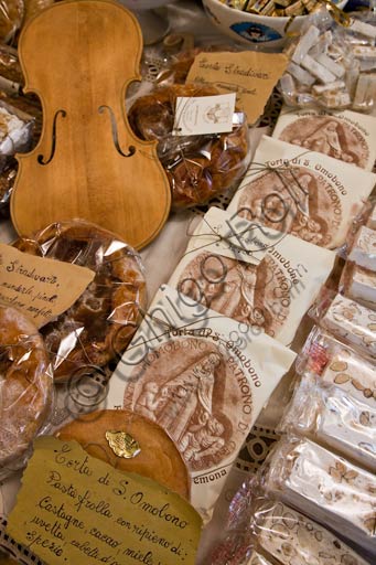  Cremona, Boccaccino Street, Al Duomo Pastry Shop (historical patisserie established in 1883): nougat and typical Cremona products.