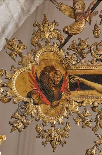   Croatia, Dubrovnik, church of S. Dominic: Paolo Veneziano, Crucifixion (1359?), detail.