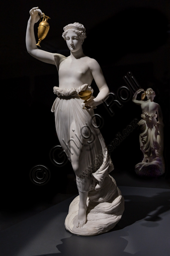  "Hebe", 1800-5, by Antonio Canova (1757 - 1822), marble statue. 
