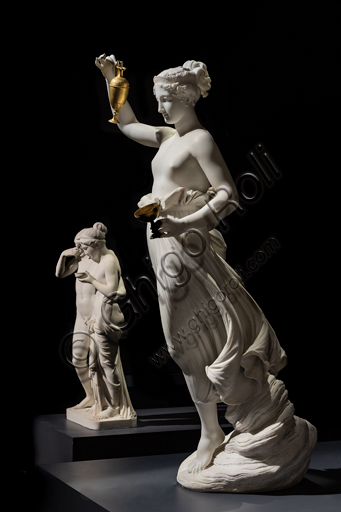  "Hebe", 1800-5, by Antonio Canova (1757 - 1822), marble statue. 