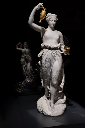  "Hebe", 1800-5, by Antonio Canova (1757 - 1822), marble statue. 