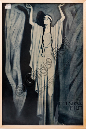 “Felsina Film”, Illustration by Marcello Dudovich, 1915-20, lithography on paper.