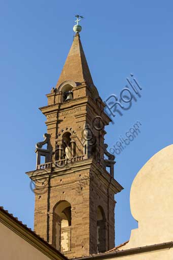 Firenze, Basilica di Santo Spirito: particolare del campanile.