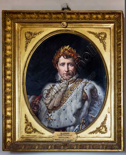   Florence, Boboli Gardens, Giardino del Cavaliere,  Porcelain Museum (former Casino del Cavaliere): Napoleon Bonaparte's portrait. Copy from Gerard.