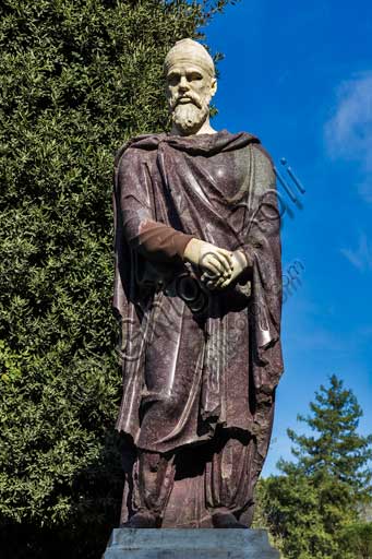   Florence, Boboli Gardens: one of the two statues representing Dacian Prisoners (II century), probably coming from Trajan's Forum.