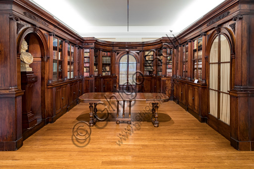 Fontanellato, Labirinto della Masone, Franco Maria Ricci Art Collection: the pharmacy realised in Salò by the architect Rodolfo Vannini between 1828 and 1838.