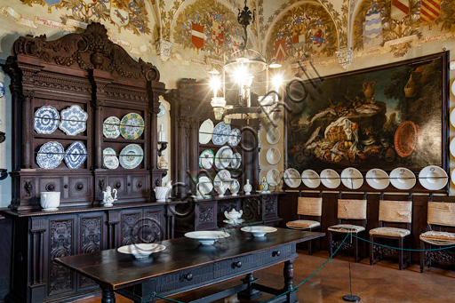 Fontanellato, Rocca Sanvitale: the kitchen.