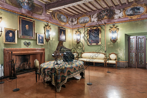 Fontanellato, Rocca Sanvitale: living room.