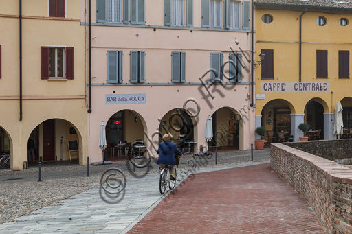 Fontanellato: partial view of the historic centre.