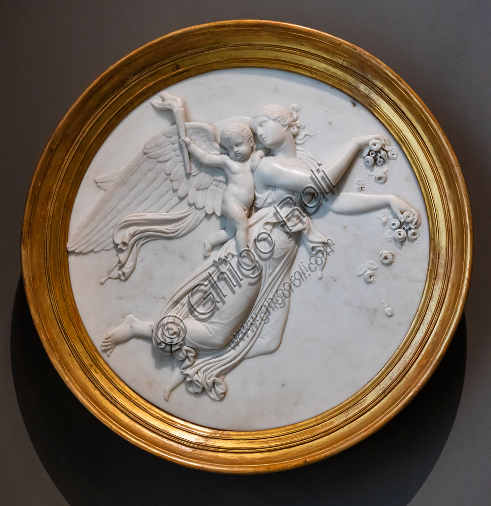 Brescia, Pinacoteca Tosio Martinengo: "Day", di Bertel Thorvaldsen, 1821. Marble.