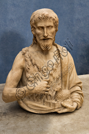  Tuscan Sculptor: "St. John the Baptist", first quarter of XVI century, marble.