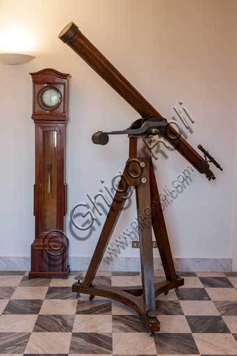 Palermo, The Royal Palace or Palazzo dei Normanni (Palace of the Normans), the Pisana Tower, The Astronomical Observatory "Giuseppe Piazzi": Merz telescope.