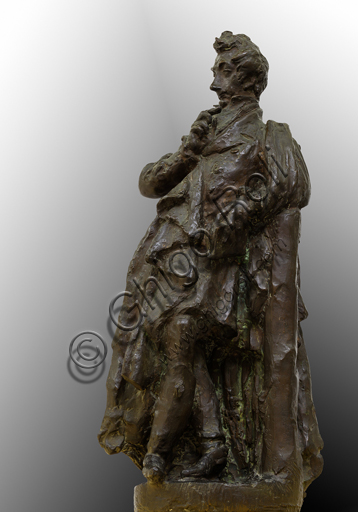  Ivo Soli (1898-1976), "Carlo Porta"; bronze; Height cm. 75.