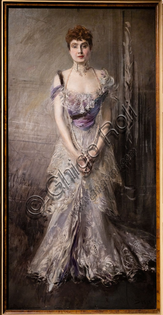 “Princess Eulalia of Spain”, by Giovanni Boldini, 1898, oil painting on canvas.