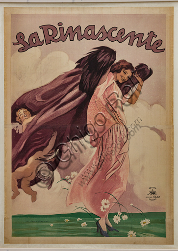 “La Rinascente”, Illustration for the advertising poster by Marcello Dudovich, 1921, chromolithography on paper.