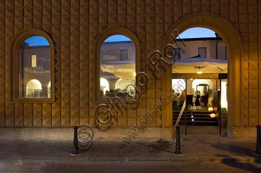 L'esterno di Casa Artusi, museo vivo di storia e scuola di cucina, ricavato nell'antico convento dei Servi.