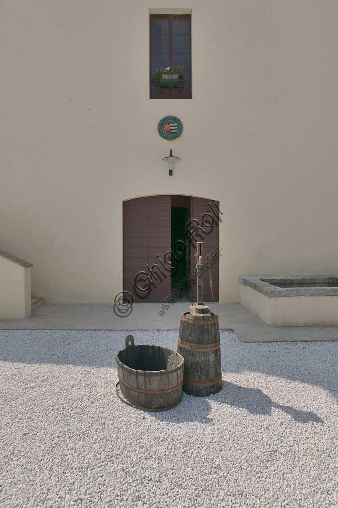 Winery Scacciadiavoli (in Cantinone locality) which produces the Sagrantino wine of Montefalco: vats.