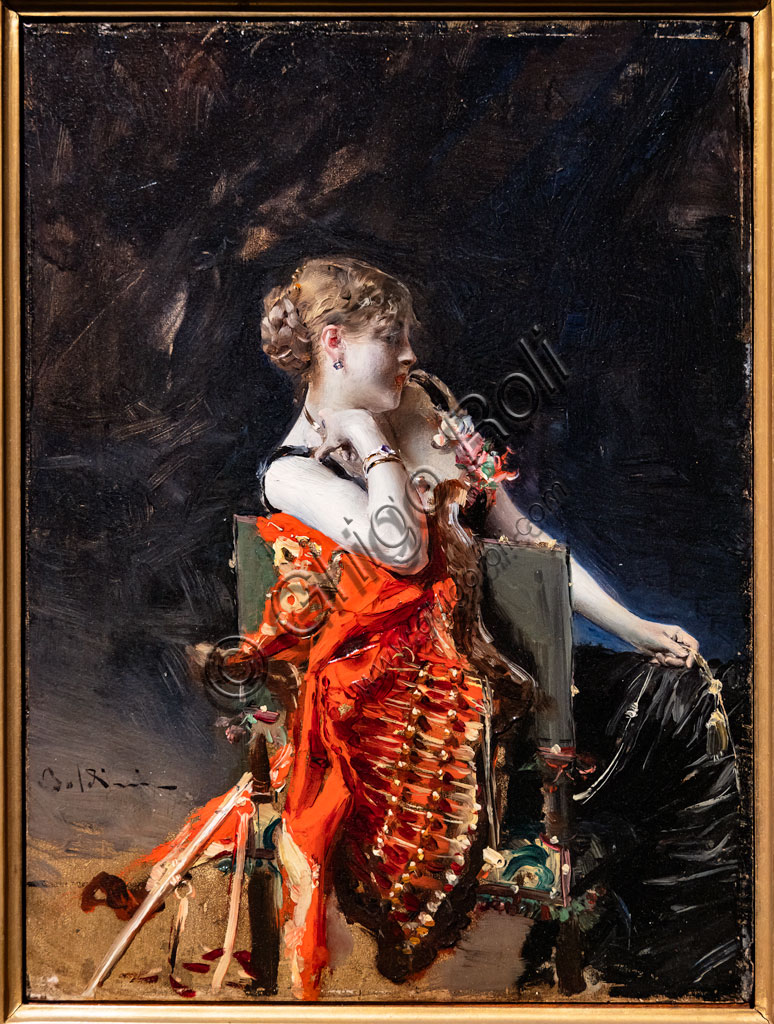 “Madame X”, di Giovanni Boldini, 1879, olio su tela.