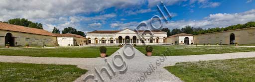 Mantua, Palazzo Te (Gonzaga's Summer residence): the Eastern Façade that faces the garden.