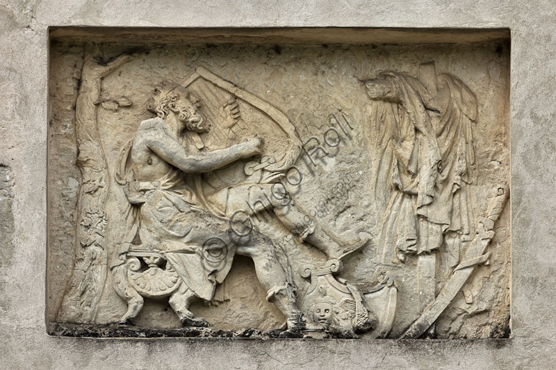 Mantua, Palazzo Te (Gonzaga's Summer residence): the Eastern Façade that faces the garden.