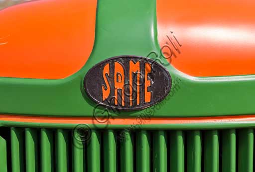 Old Tractor. Detail.Make: SAMEModel: Sametto 17Year: 1956Fuel: Diesel oilNumber of Cylinders: 1Displacement:Horse Power: 17 HPCharacteristics: