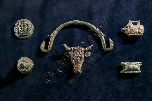  Modena, Civic Museum of Archaelogy and Ethnology: Roman bronze figurines from the Modena territory. Imperial Age.