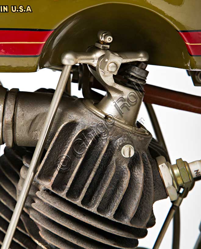 Vintage motorcycle “Harley-Davidson 22 JD”Brand: Harley-Davidsonmodel: 22 JDcountry: U.S.A. - Milwaukeeyear: 1922condition: restoreddisplacement: 1213 (74 cubic inch)engine: 45° V-twin with opposed valvesgearbox: three-speedBy 1920, H-D, founded in 1903 by William Harley and Arthur Davidson, had become the world's leading motorcycle manufacturer, with representatives in 67 countries and 28,189 motorcycles produced.In the same year, rider Leslie "Red" Parkhurst had set 23 world speed records. On April 28, 1921, a Harley was the first in the world to exceed the speed of 100 mph (160 km/h).In 1922 the twin-cylinder codenamed JD was increased to 74 cubic inches (1213 cc) and remained the highest point in the development of this type of overhead valve engine.