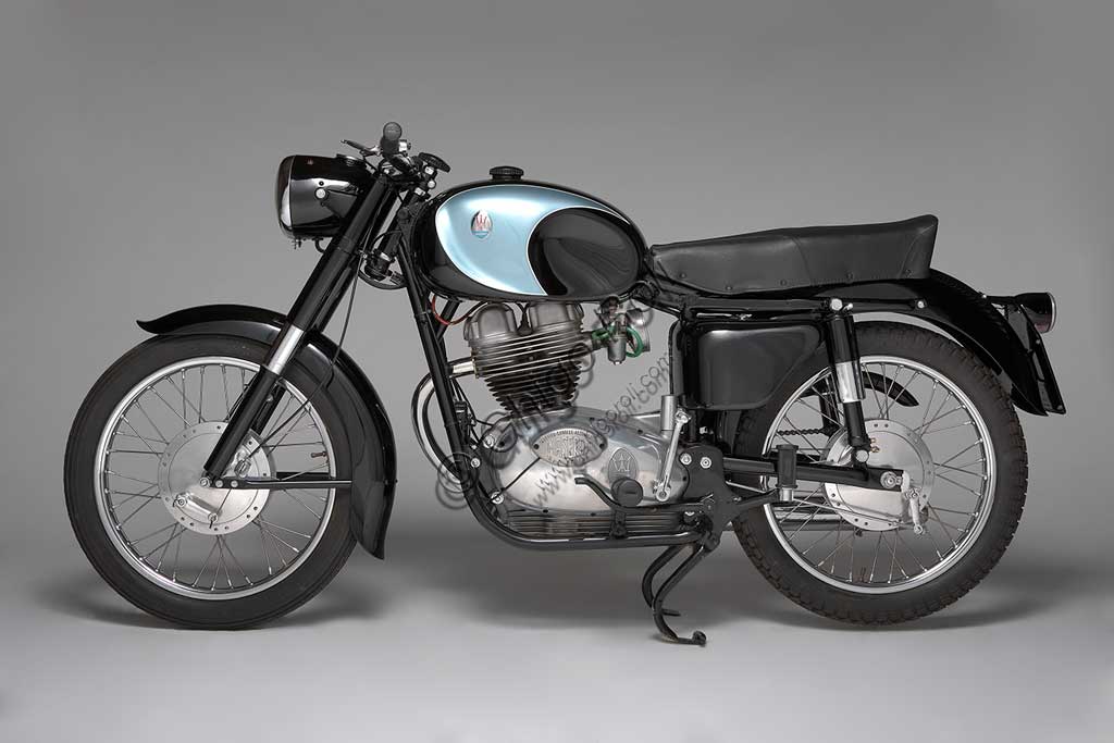 Ancient Motorbike Maserati 250 T4.