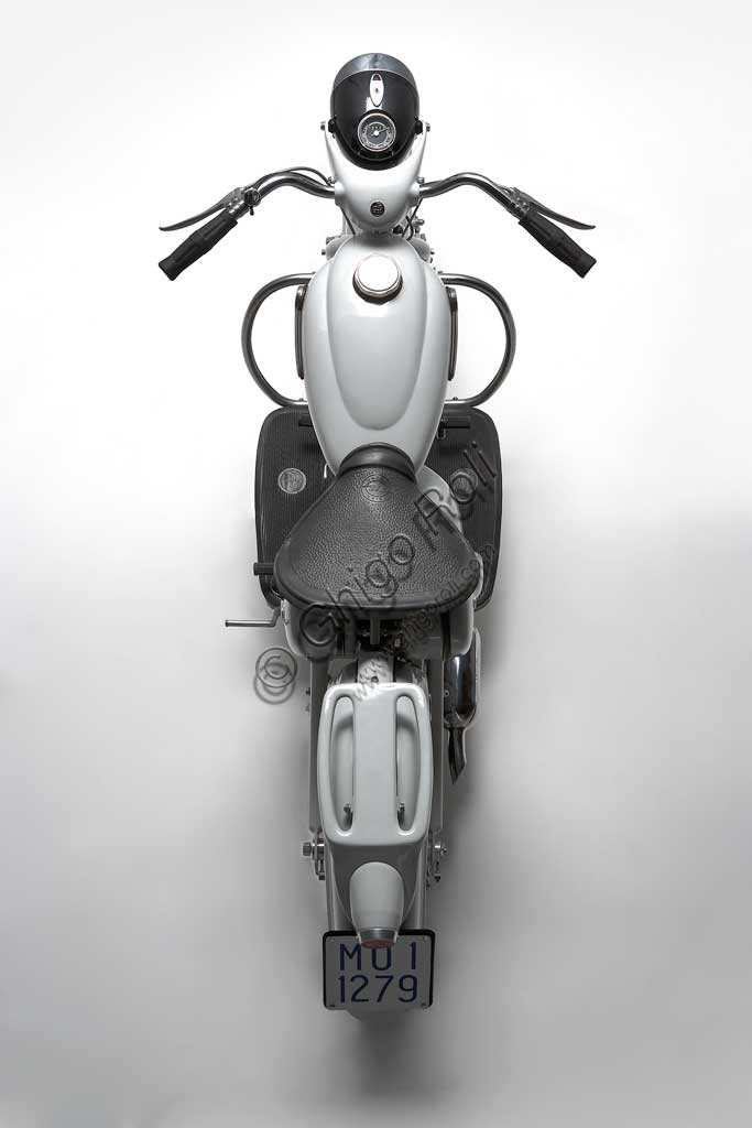 Ancient Motorbike (scooter) Motom Delfino.