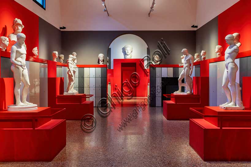 Museo Civico Archeologico di Bologna: area accoglienza e bookshop del Museo.