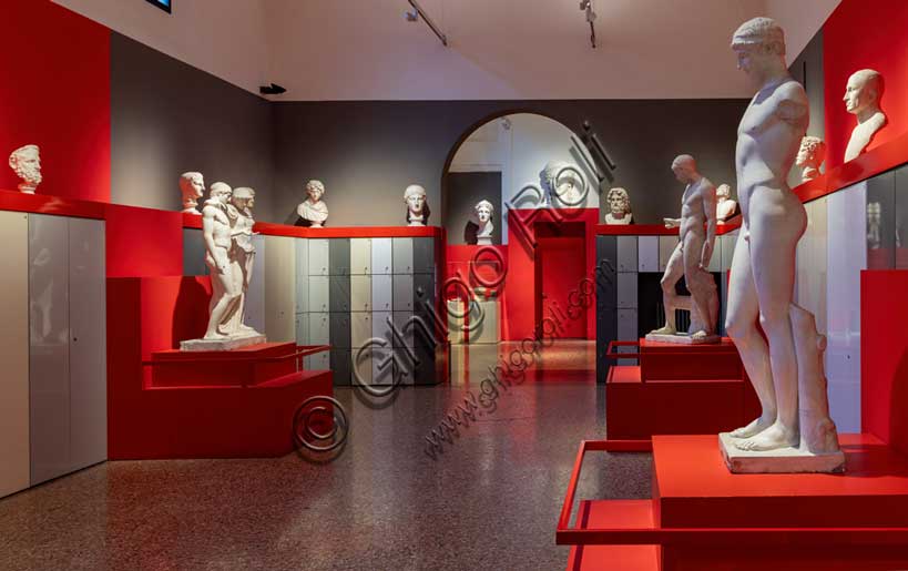 Museo Civico Archeologico di Bologna: area accoglienza e bookshop del Museo.